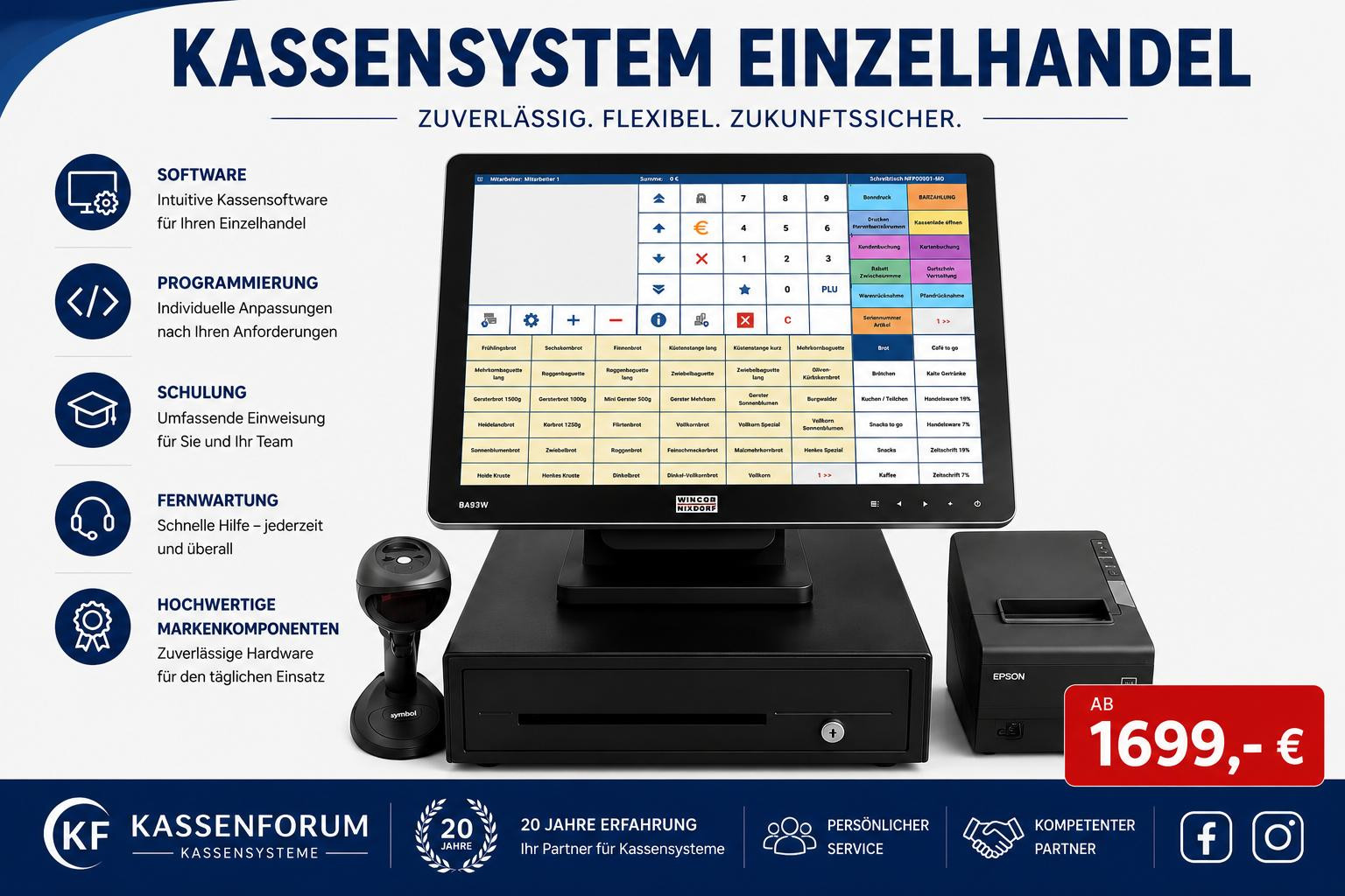 Komplettsystem Handel
